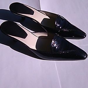 Tod's Patent Mules Black sz6